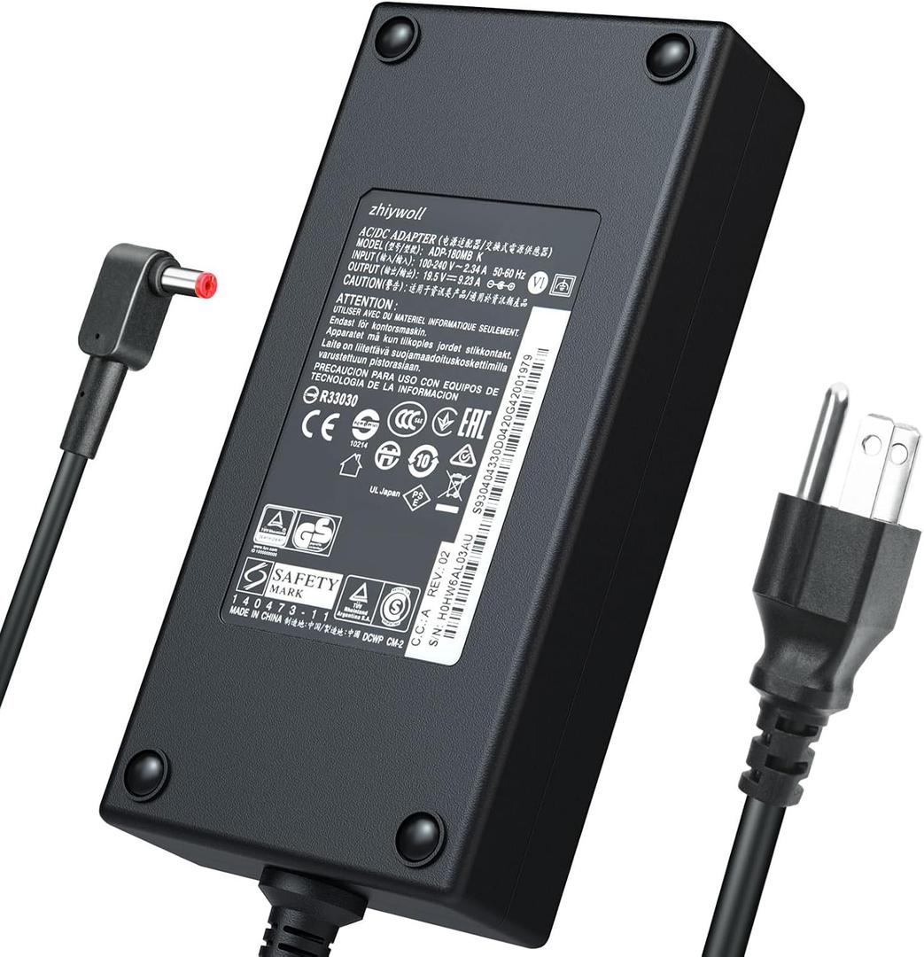 180W Laptop Charger Compatible with Acer Nitro 7 AN517-51 | AN515-51 AN515-41 AN515-53 AN515-52 AN515-43