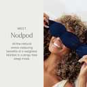 Nodpod Gentle Pressure Sleep Mask | Patented Light Blocking Design for Sleeping, Traveling & Relaxation - Midnight