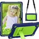 for Walmart Onn 10.4 Tablet Pro 2023 (Model:100110603) Case,Shockproof Kids Friendly Rugged Hybrid Case(with Kickstand) for Walmart Onn 10.4" Tablet Pro 2023(Model:100110603) (Navy/Green)