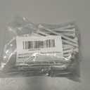 2 x WenSilon(30 PCS) 3/16" x2-3/4 White Concrete Screw Anchor White Flat Head for Anchoring to Masonry, Block or Brick Stucco