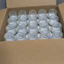 STARSIDE 40 Pack 4 oz Glass Mason jars With Regular Lids, 120 ml Canning Jars Containers for Jam, Honey, Candies,Wedding Favors, Decorations, Included 1 Pens and 80 Labels.