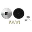 DVPARTS Secondary Transmission Variator Pulley MIA12482 Compatible with John Deere D105 E100 X105 X106