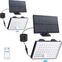 Motion Sensor Light Outdoor, with 3 Modes, Solar Lights Outdoor Waterproof from Dusk to Dawn, Suitable for Courtyards, Terraces(Garage-2pack)