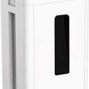 WOLVERINE 15-Sheet Super Micro Cut High Security Level P-5 Heavy Duty Paper/CD/Card Shredder for Home Office, Ultra Quiet by Manganese-Steel Cutter and 8 Gallons Pullout Waste Bin SD9520 (White ETL)