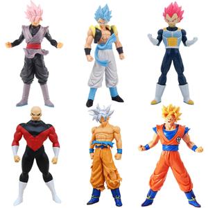 Anime Super Hero Action Figures Set, Collectible Warrior Figurines, 7.8Inch Energy Style Character Models for Display, Party Favors & Gift Collection (6PCS)