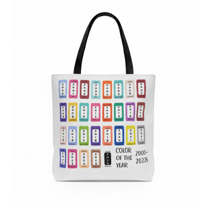 EVERY COLOR OF THE YEAR 20002026 INCLUDING CLOUD DANCER Tote Bag