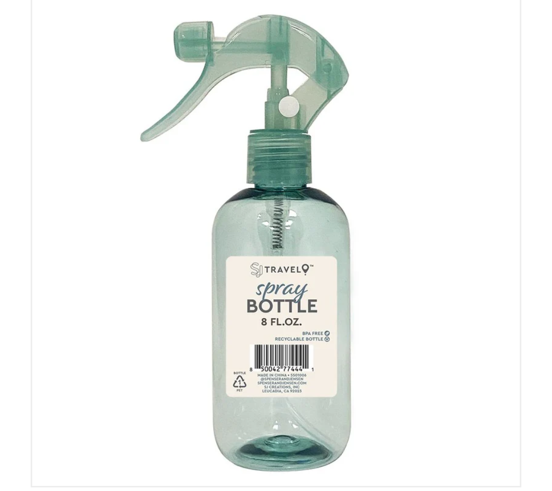 SJ Travel Plastic Spray Bottle 8 fl oz