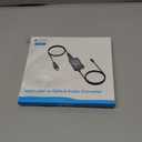 eSynic Professional eARC Audio Extractor-Only Work for HDTV ARC/eARC Ports-192KHZ ARC to Optical Audio Adapter-Easy to Setup-7ft Long-Dolby5.1 & DTS 5.1 Formats-from HDTV to Optical Soundbar-No CEC