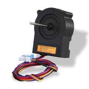 EAU63923602 Refrigerator Condenser Fan Motor Compatible with LG Fridge Refrigerator, Replaces ODM-001F-4B, AP6317196, PS12383670 DC 12V 1A for Fridge Radiator Freezer Freezing Fans