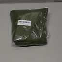 Hiasan Round Textured Tablecloth 60 Inch - Waterproof Spillproof Antiwrinkle Jacquard Table Cloth, Decorative Polyester Table Cover for Kitchen, Outdoor Picnic, Holiday and Parties, Olive Green