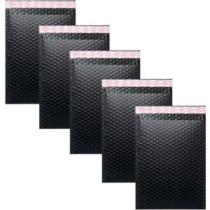 Bubble Mailers 4x6 Inch 50 Pack Small Padded Envelopes Poly Thicken Padded Self Seal Envelopes Bags (Black)