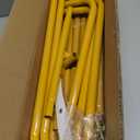 Wedding Sign Holder,Adjustable Welcome to Our Wedding Sign Stand with 2 Leather Sign Hanging Straps,Wedding Seating Chart Stand for Party,Baby Shower,Graduation Ceremony(Posters Excluded) (68.9inch, Gold-1PCS)