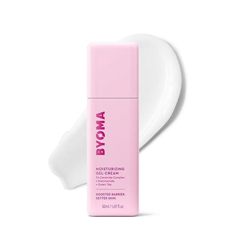 BYOMA Moisturizing Gel Cream  Barrier Repair Cream/Gel Face Lotion with Niacinamide and Green Tea  Ceramide Face Moisturizer for Dry Skin  Alcohol Free, Oil Free Face Moisturizer  1.69 fl. oz