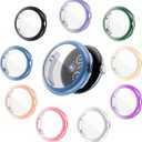 8-Pack Watch Case with Screen Protector Compatible with Google Pixel Watch 1/2/ 3 (41mm), Soft TPU Scratch Resistant Flexible Covers for Pixel Watch1&2&3 41MM (8 Colors Pack)
