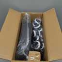 BFTOU Black Minimalist Square Swivel Stool with Wheel for Work SPA Shop Massage Height-Adjustable and Cost-Effective Rolling Stool Chair