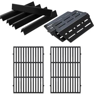 Genesis E310 Grill Replacement Parts 7621 Flavorizer Bars Parts 7524 Grill Grates 65505 Heat Deflector Weber Genesis E-330 E-310 S-330 EP-330 Grill Parts 7620 Flavor Bars Cooking Grates Replacement