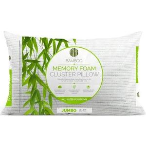 Essence of Bamboo Jumbo Pillow 20x28in Memory foam Cluster Pillow