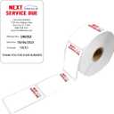 Oil Change Thermal Label Printer Check Your Oil Thermal Stickers 1.52.5 Inch Next Service Printer for Car (Pack-500)