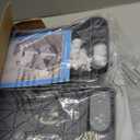 Potty Training Seat, SKYROKU Upgrade Toddler Toilet Seat for Kids, 2in1 Potty Training Toilet, Guard Anti-Slip Pad Step Stool,New Sector-Shape Stabilized Base and Heavier More Reliable (8899 Grey)