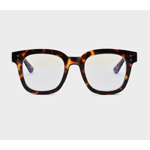 Madison Avenue Women Blue Light Glasses, Oversize Blue Light Blocker for Women, Anti Eyestrain & UV Protection Computer Eyeglasses Hanna (Tortoiseshell)