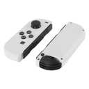 eXtremeRate DIY Replacement Shell Buttons for Switch & Switch OLED, White Custom Housing Case with Full Set Button for Joycon Handheld Controller - Controller NOT Included