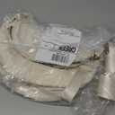 Pure Colour Crossbody Bum Bags for Women Spacious Checkered Cross body Bag Nylon Trendy Fanny Pack for Travel (Beige)