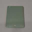 Taja Spiral Lined Notebook, 8.5"x11" Notebooks for Work, Large A4 Journal for Women & Men, College Ruled Journaling Notebook for Writing, Plastic Cover Spiral Journal, Green