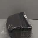 Small Storage Baskets for Organizing | Closet Organizer Bins | Shelf Toy Basket | Woven Rope Baskets | Cube Decorative Box | Shallow Basket | 11.5x7.5x4.7 | 3 Packs Black