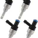 Fuel Injector Compatible with 2013-2016 for Hyundai Santa Fe Sport,2011-2014 for Hyundai Sonata,2011-2015 for Kia Optima, Replace with FJ1120 Set of 4Pcs