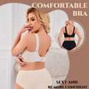 Minimizer Bras for Women Wireless Sports Bras with Support Comfortable Smoothing Everyday Bra (32C-46DD) (XXXL)