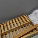 Bamboo Under Sink Organizer and Storage, 2 Tier Pull Out Cabinet Organizer, Slide Out Under Sink Storage Shelf, Undersink Organizers Shelves for Kitchen Bathroom Organization (Nature, 1 Pack)