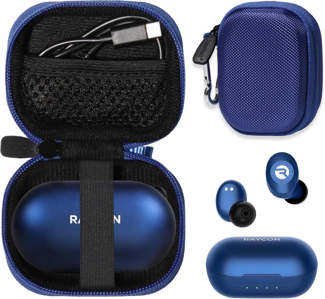 CaseSack Case for Raycon Everyday Earbuds (2024 Edition) - in-Ear Buds, Raycon Fitness True Earbuds(Blue)