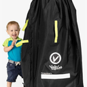 V VOLKGO Super Extra Large Stroller Bag for Airplane with Padded Backpack Shoulder Straps, Double Stroller Cover for Air Travel, Jogger & Carrier - Fits All, Gate Check Bag, Waterproof Travel Cover.