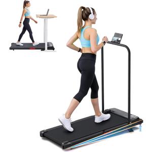 UYOGA Portable Walking Pad Treadmill with Incline and Handle Bar
