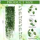 300 Pcs 2166ft Fake Vines Bulk Artificial Ivy Garland Greenery Hanging Vines Plants Green Leaves for Bedroom Wedding Garden Home Wall Jungle Themed Party Decorations