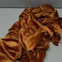 Velvet Throw Pillow Covers Set of 2, Soft Decorative Ruffle Cushion Cases for Couch Sofa Bedroom, 18 x 18 Inches, Camel