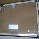 20x24 Picture Frame Set of 2, Distressed White Wood Style,16x20 Mat, 20x24 in