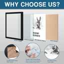 arteWOODS Funny Donkey Bathroom Wall Art - Rustic Farmhouse Wall Decor with Humorous Quotes Black Framed Print Artwork Cute Animal Pictures for Shower Toilet Restroom Kid's Washroom 8x10 Inch