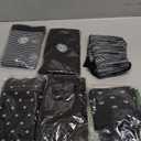 6 Pairs Compression Socks for Women & Men 15-20mmHg Graduated Support Knee High Socks for Nurses, Travel, Athletic (Large-X-Large, 10 - Black)