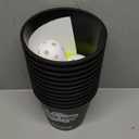 Juegoal Outdoor Toss Games Set with 12 Buckets and 4 Balls, Toss Game Throwing Outside Family Game for Beach, Camping, Lawn and Backyard, Black