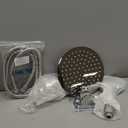 NearMoon Filtered Shower Head, High Pressure 8Round Rain Shower and 5 settings Handheld Shower Filter Combo with Self-adhesive Holder/1.5M Hose -1 Replaceable Filter Cartridge (Chrome Finish)