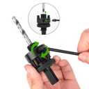 LifeIdeas 8 inch Hole Saw, Bi-Metal & Heavy Duty Hole Saw with Arbor Mandrel, Hole Drilling Cutter for Cornhole Boards, Metal, Drywall, Plasterboard, Wood and Plywood