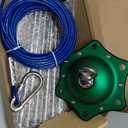 Catapamey Dog Tie Out Cable and Stake,360Swivel Dog Run Anchors-with 30FT Heavy Duty tie Out Cable- No Tangle,Dog Runner for Yard- Up to 150 lbs,for Outdoor Camping Gift