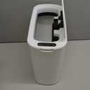 Cesun Automatic Motion Sensor Bathroom Can with Lid, 2.6 Gallon Touchless Bin, Smart Plastic Slim Garbage Can Small White Wastebasket for Toilet, Office, Rv, Bedroom, Living Room