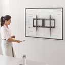 Mounting Dream TV Mount Fixed for Most 42-84 Inch Flat Screen TVs, UL Listed TV Wall Mount Bracket up to VESA 600 x 400mm and 132 lbs - Fits 16"/18"/24" Studs - Low Profile and Space Saving MD2163-K