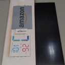 JALL 16" Large Digital Wall Mount Clock, Count Down Timer, Alarm, Big LED, 8 RGB Color, DST, Temperature for Living Room Classroom Desk, Xmas, Birthday Gift for Senior Mom Dad (Black, 16 inches)