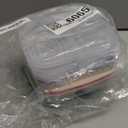 4 Pack Snack Containers, 4 Compartments Bento Snack Box, Reusable Meal Prep Lunch Containers for Kids Adults, Divided Food Storage Containers for School Work Travel