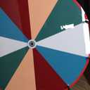 Heavy Duty Prize Wheel, 24 Inch Dual Use Prize Wheel, Adjustable Tabletop & Floor Stand, 10 Slots,1Bracket, Dry Erase Kit - Wheel of Fortune Game for Carnival, Casino & Trade Show. (Black)