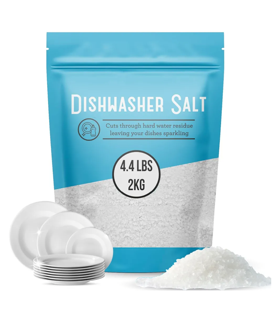 IMPRESA 4.4 LB Dishwasher Salt - Water Softener Salt - Compatible with Bosch, Miele, Whirlpool, Thermador and More (2 KG)