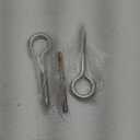 2Pcs 6 Inch Heavy Duty Screw Eyes Hooks, 304 Stainless Steel Self Tapping Eyelet Screw Eye Bolts,800LBS Breaking Strength, Screw in Eye Hooks for Wood Securing Cables Wire. (2, M10-6 Inch)